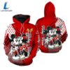 Mickey And Minnie Kissing Disney 3D Hoodie - Gift for Mickey Fans