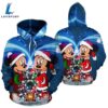 Mickey And Minnie Santa Christmas Tree Magical Christmas Hoodie 3D Printed - Shirts Gift for Mickey Lovers