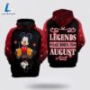 Mickey Mouse Disney Legends Are Born In August Over Print 3D Hoodie- Mickey 3D Shirts Gift
