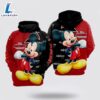 Mickey Mouse Disney Red All Over Printed Custom 3D Hoodie - Mickey 3D Shirts Gift