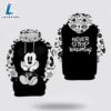 Mickey Mouse Doodle Never Stop Dreaming Over Print 3D Hoodie - Mickey 3D Shirts Gift