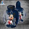 Mickey Mouse Love Dallas Cowboys 3D All Over Print Hoodies - Shirts Gift for Mickey Fans