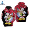 Mickey Mouse Santa Claus Costume Merry Christmas 3D Hoodies - Gift for Mickey Fans 3 Mickey Mouse Santa Claus Costume Merry Christmas 3D Hoodies - Gift for Mickey Fans