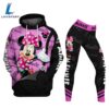 Minnie Mouse Text Print Hoodie And Leggings Set 18 Minnie Mouse Text Print Hoodie And Leggings Set