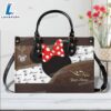 Minnie symbol Leather Handbag