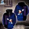 New York Giants Mickey Mouse 3D All Over Print Hoodie Zip up Hoodie