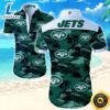 New York Jets Coconut Tree Hawaiian Shirt Summer Button Up