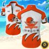 Nfl Cleveland Browns Aloha Shirt Summer Button Up