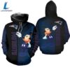 NFL New England Patriots Mickey Mouse 3D All Over Print Hoodie