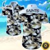 Nfl New Orleans Saints Aloha Shirt Summer Button Up