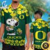 Oregon Ducks & Snoopy Hawaiian Shirt 2 Oregon Ducks & Snoopy Hawaiian Shirt