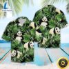 Panda Green Tropical Leaves Hawaiian Shirt Summer Button Up 2 Panda Green Tropical Leaves Hawaiian Shirt Summer Button Up
