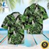 Penguin Green Tropical Hawaiian Shirt Summer Button Up
