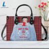 Personalized Betty Boop Leather Handbag