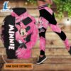 Personalized Name Minnie Pattern Hoodie And Leggings Set