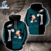 Philadelphia Eagles Mickey Mouse 3D Hoodie Zip Hoodie