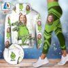 Rock Paper Scissors - Personalized Grinch Christmas Hoodie and Leggings