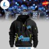 Special Detroit Lions Black Half Zip Hoodie 7 Special Detroit Lions Black Half Zip Hoodie