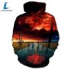Unisex Tv Series Hoodies Stranger Things Season 3 Pullover 3D Print Jacket Sweatshirt