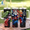 40oz Superhero Cartoon Insulated Tumbler 12 40oz Superhero Cartoon Insulated Tumbler