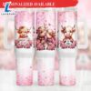 Baby Highland Cow Valentine 40Oz Tumbler With Handle - 40oz Tumbler with Handle
