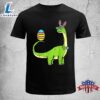 Brontosaurus Bunny Ears Egg Easter Day Dinosaur Dino Boys Easter Shirt 2 Brontosaurus Bunny Ears Egg Easter Day Dinosaur Dino Boys Easter Shirt