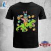 Cat Easter Bunny Riding Dino Trex Egg Hunt Dinosaur Boys Kid, Funny Easter Shirt 2 Cat Easter Bunny Riding Dino Trex Egg Hunt Dinosaur Boys Kid, Funny Easter Shirt