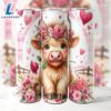 Country Valentine Highland Cow 20 Oz Skinny Tumbler, Highland Cow Tumbler, Valentine Tumbler 2 Country Valentine Highland Cow 20 Oz Skinny Tumbler, Highland Cow Tumbler, Valentine Tumbler