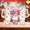 Couple Love 40oz Tumbler Wrap Valentines Gift 40oz Quencher - 40oz Tumbler with Handle