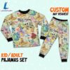 Custom Disney Famous Characters Colorful Team Pajamas Set - Movie Cartoon Holiday Pajamas 9 Custom Disney Famous Characters Colorful Team Pajamas Set - Movie Cartoon Holiday Pajamas