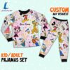 Custom Disney Friends Colorful Pajamas Set - Movie Cartoon Holiday Pajamas 9 Custom Disney Friends Colorful Pajamas Set - Movie Cartoon Holiday Pajamas