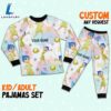 Custom Disney Inside Out Joy Yellow Color Pajamas Set - Family Disneyland Matching Pajamas Set