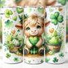 Cute Highland Cow Lucky Charm 20 Oz Skinny Tumbler, Highland Cow Tumbler, St Patrick's Tumbler 3 Cute Highland Cow Lucky Charm 20 Oz Skinny Tumbler, Highland Cow Tumbler, St Patrick's Tumbler