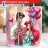 Disney Ariel Princess With Prince Valentine Tumbler With Lip And Straw 2 Disney Ariel Princess With Prince Valentine Tumbler With Lip And Straw