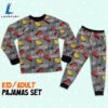 Disney Pixar Cars Multicolor Car Toss Fabric Texture Pajamas Set - Movie Cartoon Holiday Pajamas 9 Disney Pixar Cars Multicolor Car Toss Fabric Texture Pajamas Set - Movie Cartoon Holiday Pajamas