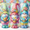 Easter Gnomes 20 Oz Skinny Tumbler , Gnome Tumbler, Easter Tumbler