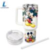 Engraving Mickey Mouse 3D Flower Tumbler With Handle 9 Engraving Mickey Mouse 3D Flower Tumbler With Handle