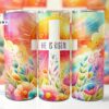 He is Risen 20 Oz Skinny Tumbler , Christian Tumbler, Easter Tumbler