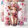 Highland Cow Valentines Day 20 Oz Skinny Tumbler, Highland Cow Tumbler, Valentine Tumbler 2 Highland Cow Valentines Day 20 Oz Skinny Tumbler, Highland Cow Tumbler, Valentine Tumbler