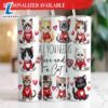 Love And A Cat Valentine 20 oz Skinny Tumbler Cute Kitten Tumbler 2 Love And A Cat Valentine 20 oz Skinny Tumbler Cute Kitten Tumbler