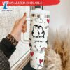 Loving Penguin Tumbler 40oz With Handle Valentine Tumbler 40oz - 40oz Tumbler with Handle