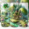 Mystical St Patrick's Cottage 20 Oz Skinny Tumbler, St Patrick's Day Tumbler 3 Mystical St Patrick's Cottage 20 Oz Skinny Tumbler, St Patrick's Day Tumbler