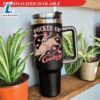 Pucker Up Cowboy 40oz Valentine Cowboy Western Tumbler - 40oz Tumbler with Handle