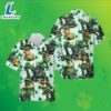 St Patrick Leprechaun Excavator Shamrock Green Hawaiian Button Down 2025 4 St Patrick Leprechaun Excavator Shamrock Green Hawaiian Button Down 2025