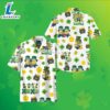 St Patrick Minions Beer Shamrock Gold Coin White Best Hawaiian Shirts 2025