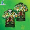 St Patrick Setter Shamrock Green Hawaiian Strength Shirts 2025
