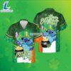 St Patrick Stitch Shamrock Pot Of Gold Green Hawaiian Blouses For Ladies 2025
