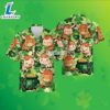 St Patricks Cow Pot Of Gold Green Hawaiian Strength Shirts 2025