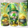 St. Patrick's Gnome Pot of Gold 20 Oz Skinny Tumbler Sublimation, Gnome Tumbler, St Patrick's Day Tumbler 2 St. Patrick's Gnome Pot of Gold 20 Oz Skinny Tumbler Sublimation, Gnome Tumbler, St Patrick's Day Tumbler