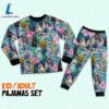 Star Wars Seamless Icon Summer Tropical Pajamas Set - Movie Cartoon Holiday Pajamas